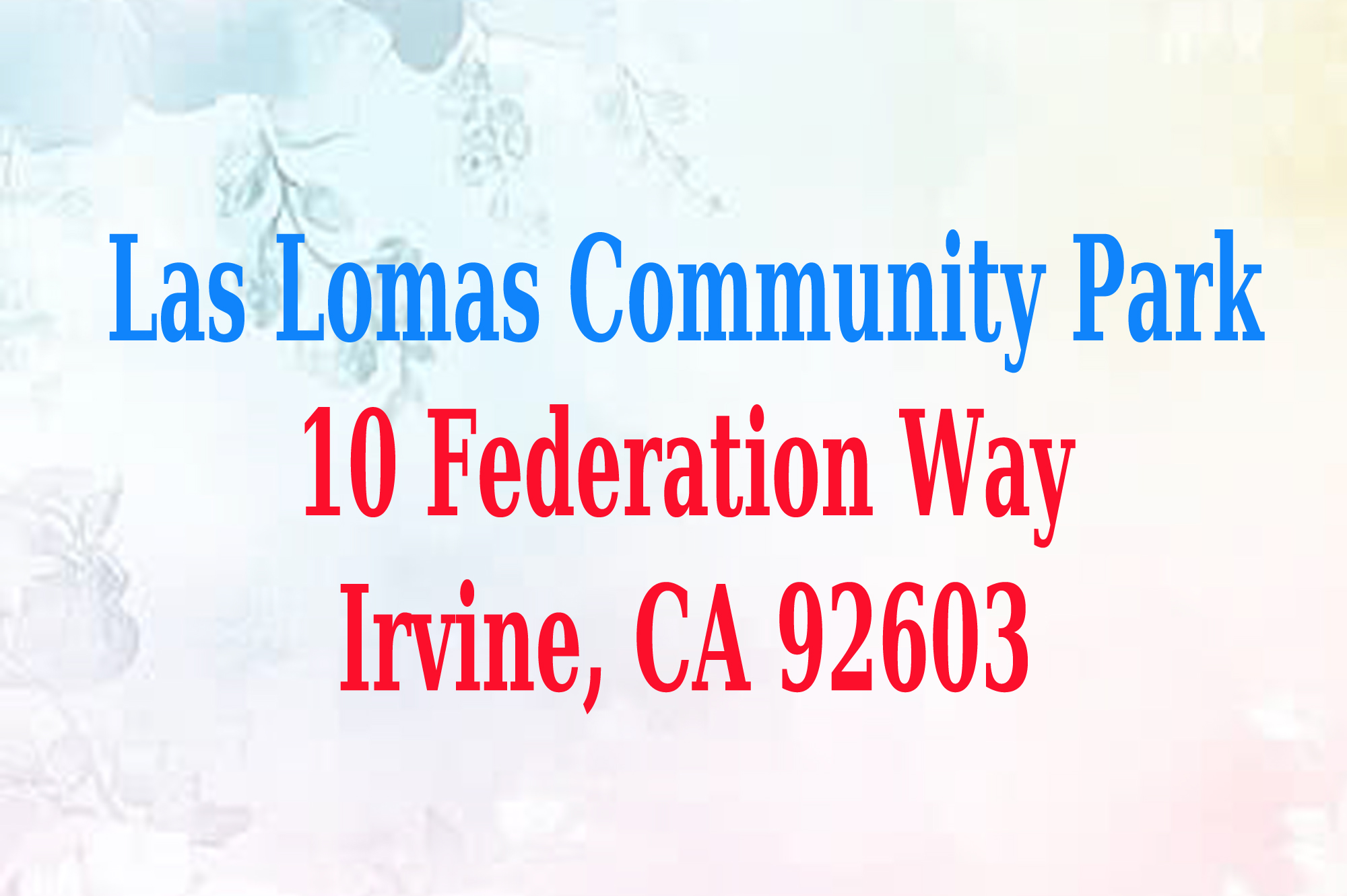 Las Lomas Community Park Las Lomas Community Park